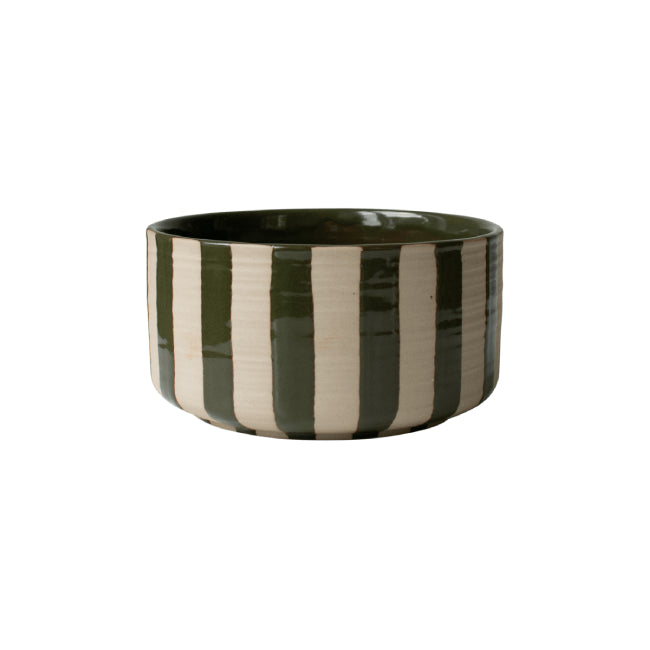 Line Skål Ø16 cm, Stripe Green
