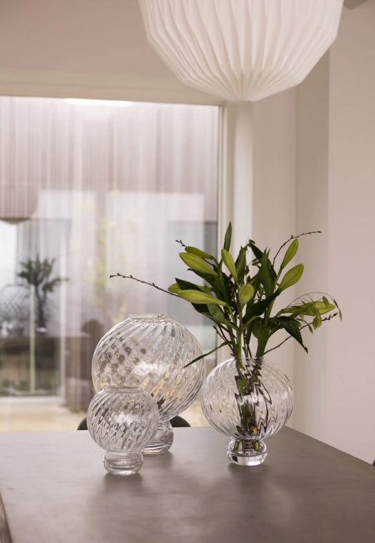 Meadow Swirl Vase Large, Clear