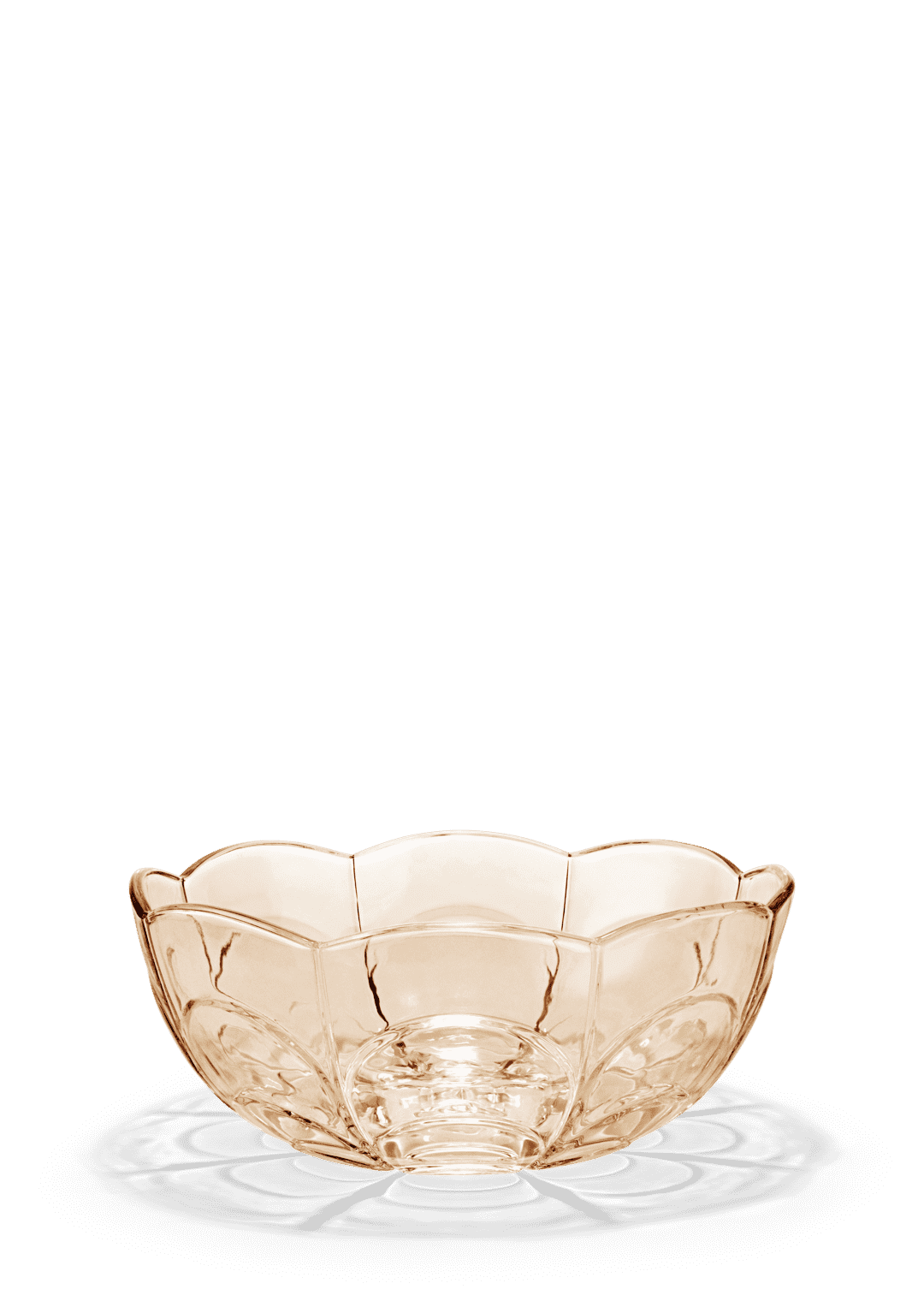 LILY SKÅL 23CM, TOFFEE ROSE