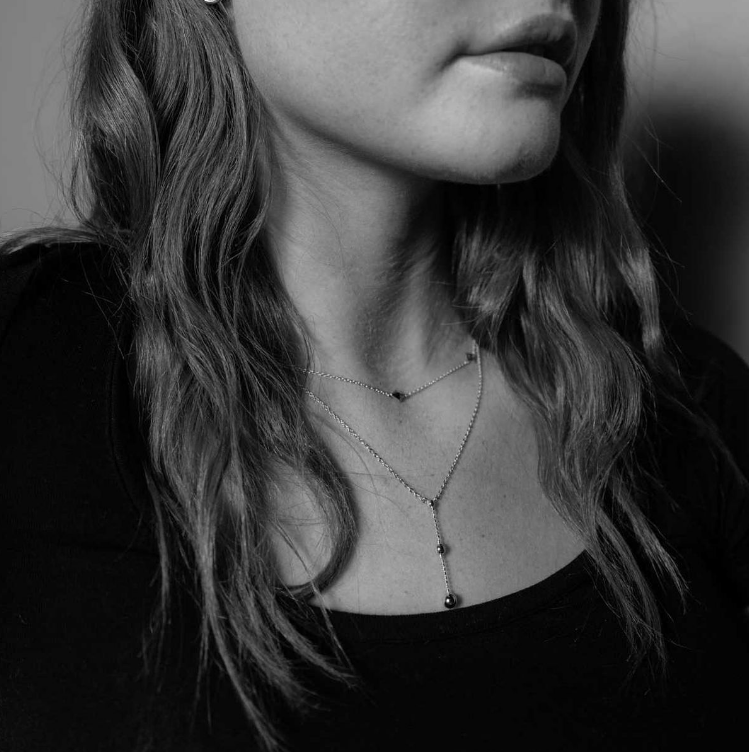 Noir halskjede i sølv