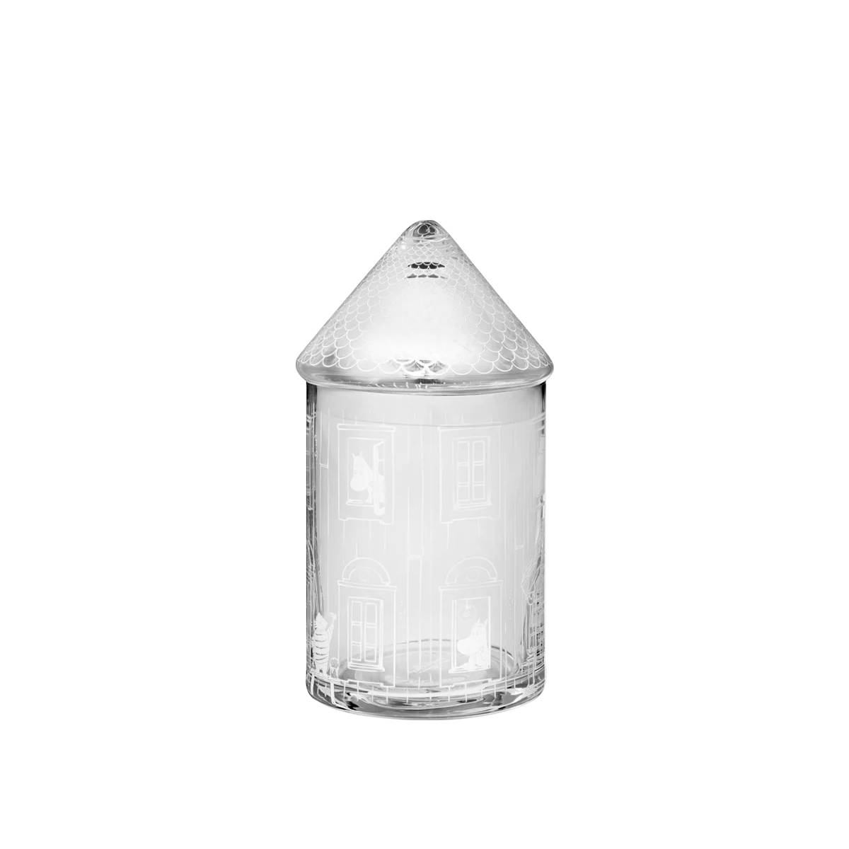 Mummi Glasskrukke med lokk, Mummihuset