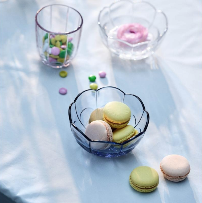 LILY SKÅL Ø13CM 2 STK, BLUE IRIS