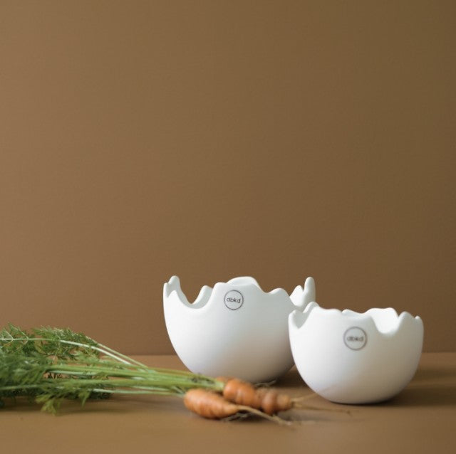 Happy Easter Skål Small, White