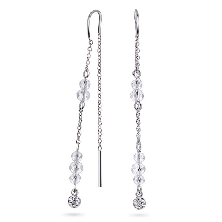 Fairy øredobber i sølv, Krystall