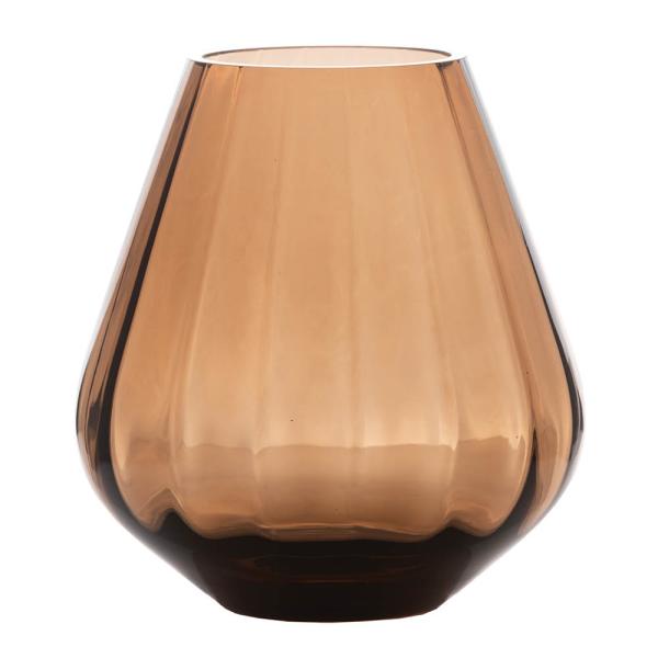 Rocks XO Stormlykt/Vase 22cm, Topaz