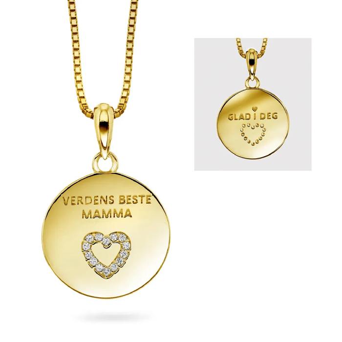 Verdens beste mamma smykke i sølv
