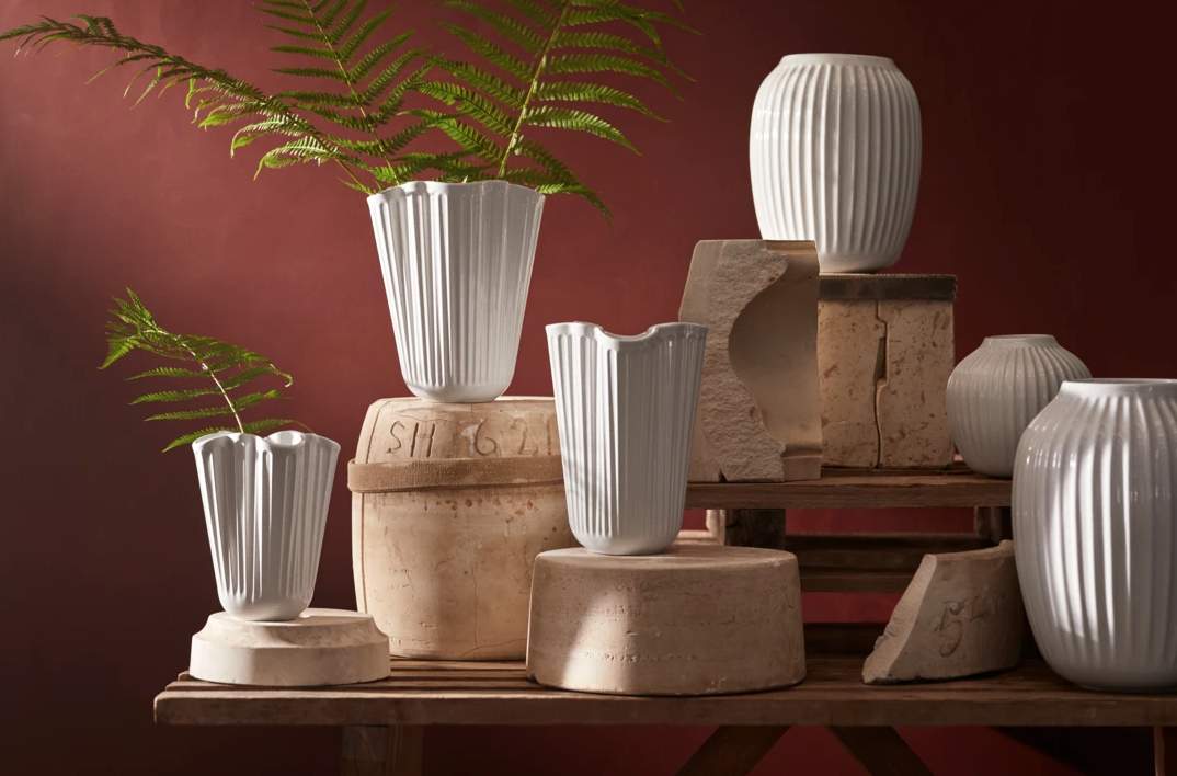 Hammershøi Unfold Vase, H20,5
