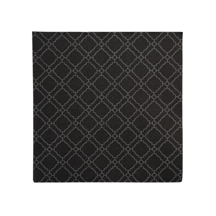 Cape servietter svart, 40 x 40 cm