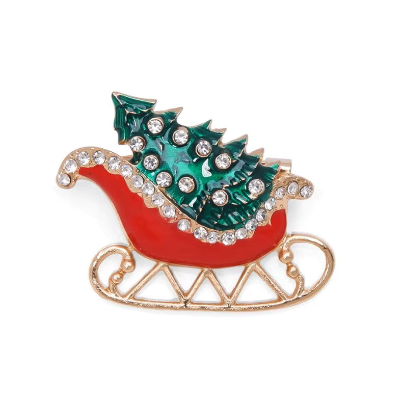 Julenål, Slede med juletre