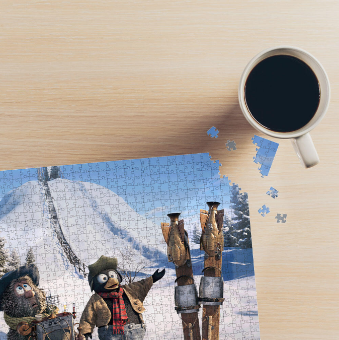 Flåklypa puslespill «rekorden», 1000 brikker