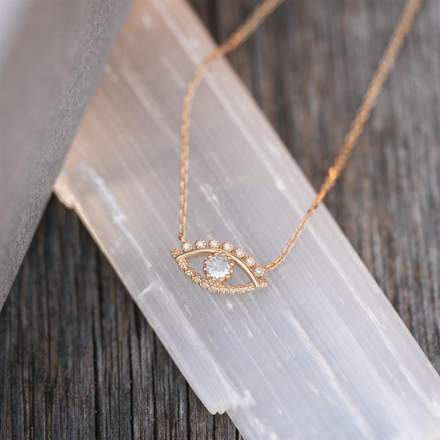 STARGAZE SMYKKE I SØLV MED ROSENKVARTS