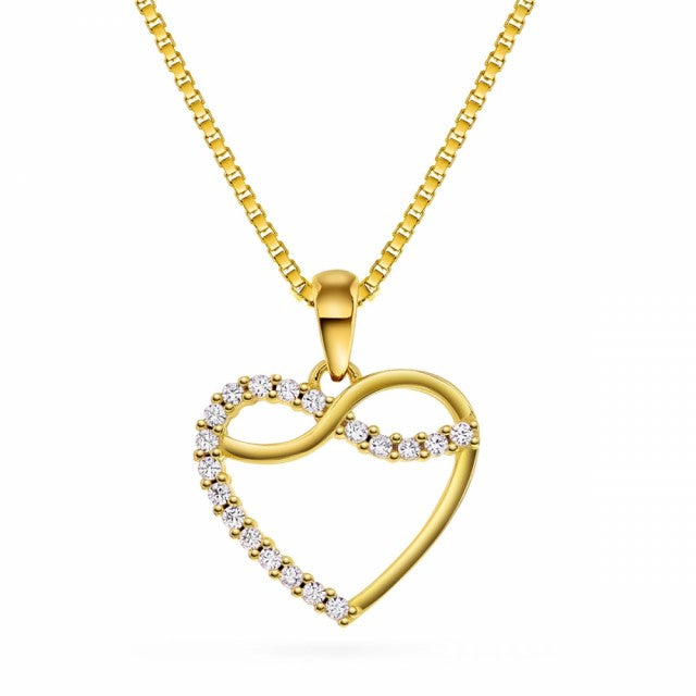 Smykke i forgylt sølv, Hjerte