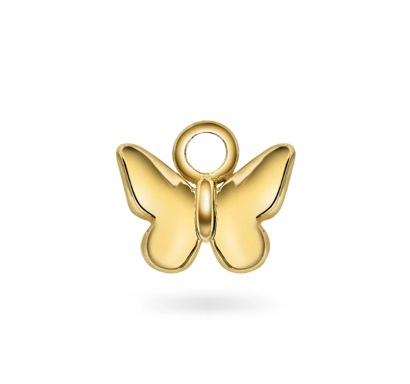 FLY BY CHARM I FORGYLT SØLV