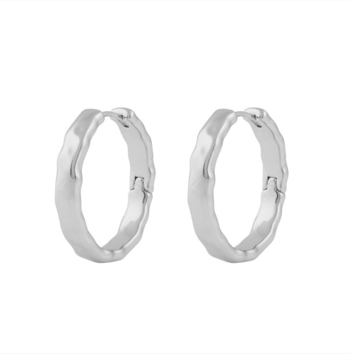 DOMINO FORSØLVET ØRERINGER, 20 MM