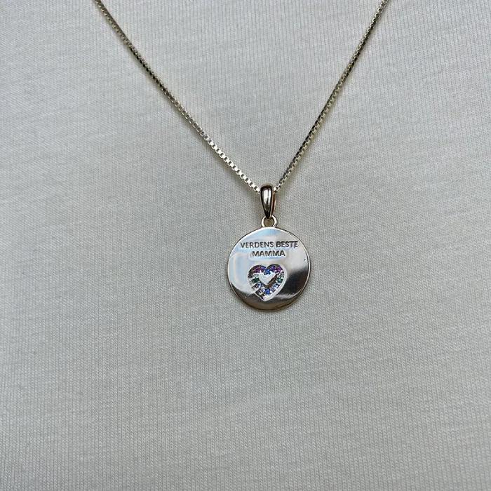 Verdens beste mamma smykke i sølv