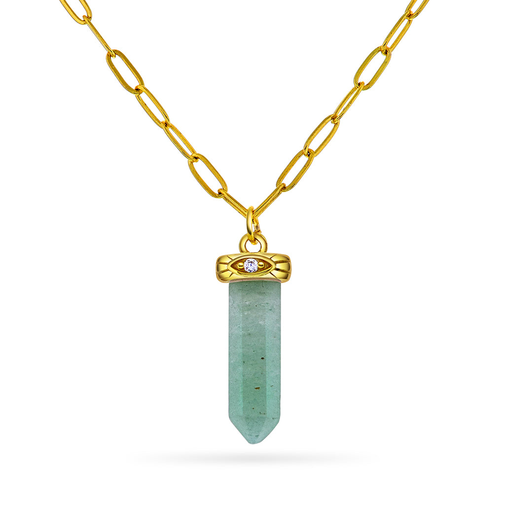 GUIDANCE PENDELSMYKKE SØLV, AVENTURIN