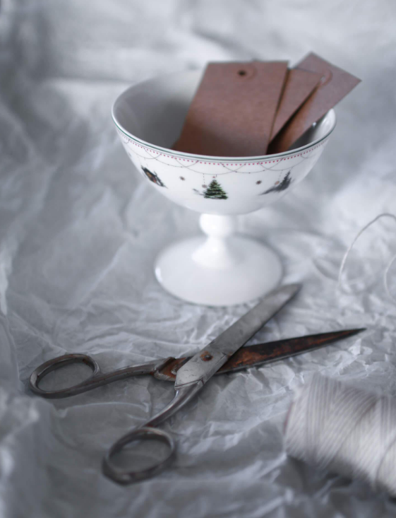 Julemorgen Story dessert skål med stett