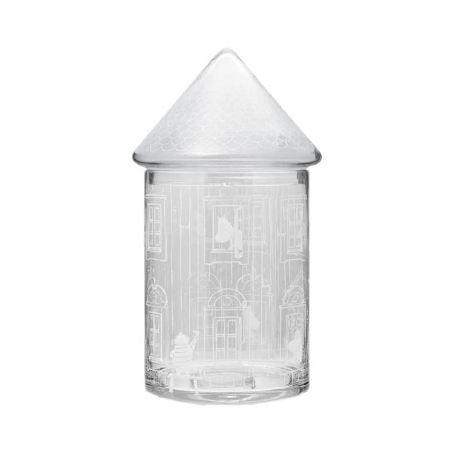 Mummi Glasskrukke med lokk, Mummihuset