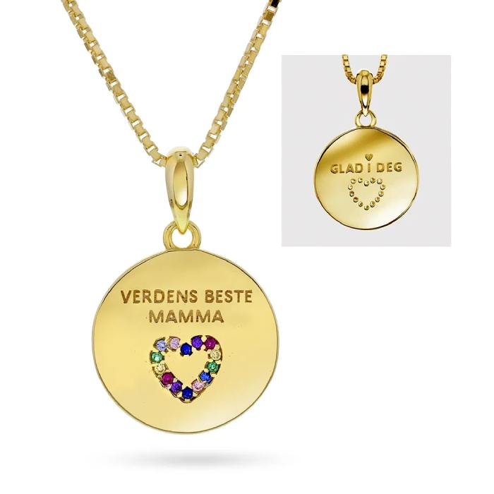Verdens beste mamma smykke i sølv