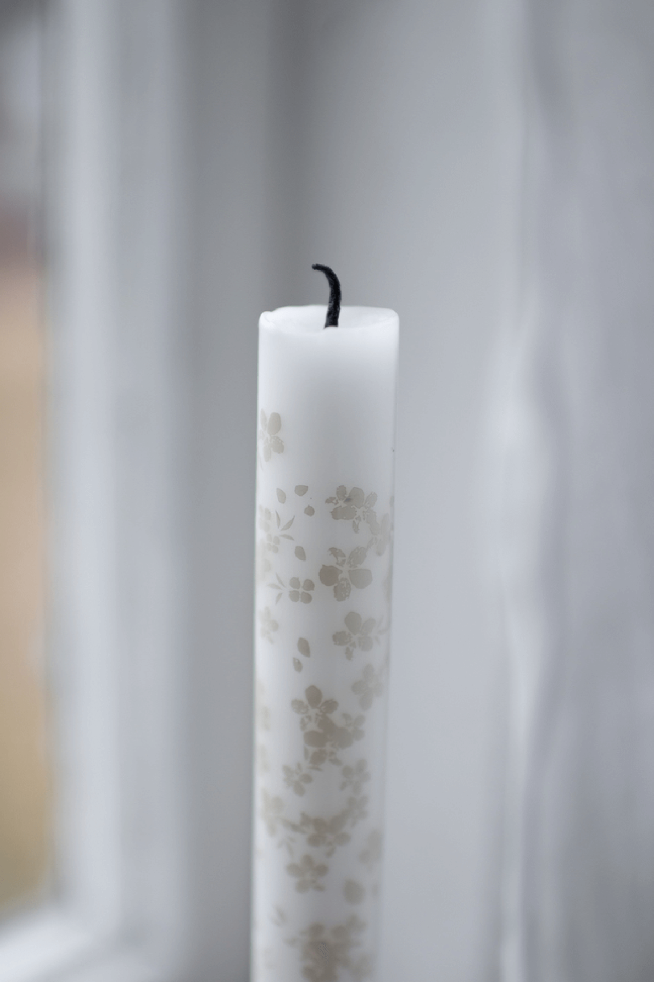 Slåpeblom varmgrå kronelys, 2 pk