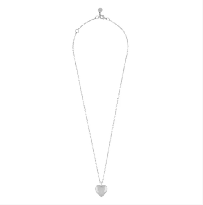 BROOKLYN HEART FORSØLVET HALSKJEDE