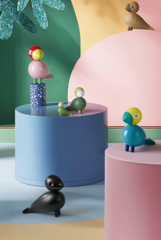 Alfred sangfugl H15.5, Eik