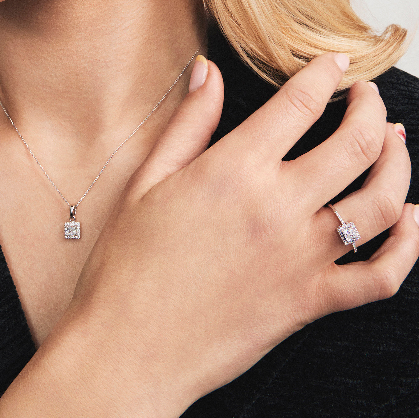 Luxe ring i sølv med zirkonia