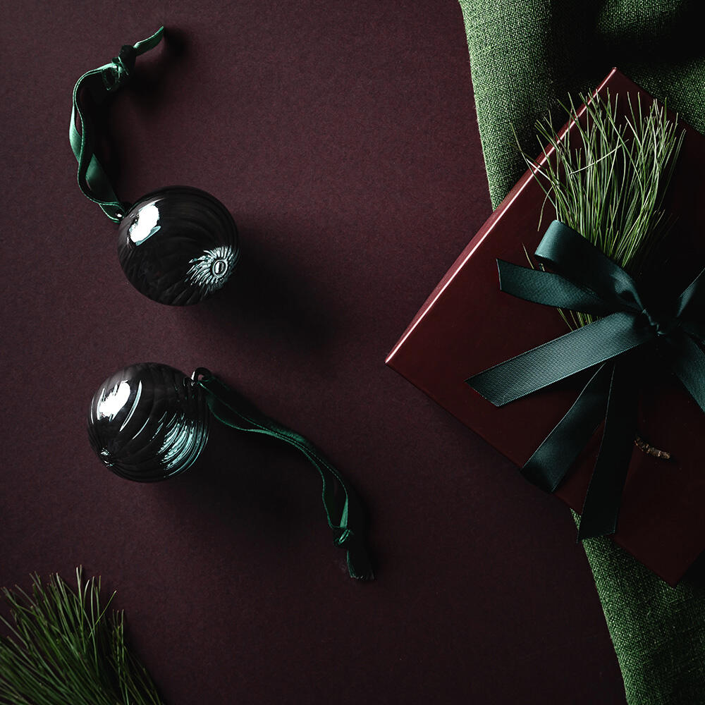 Glasskule 6 cm, Grønn