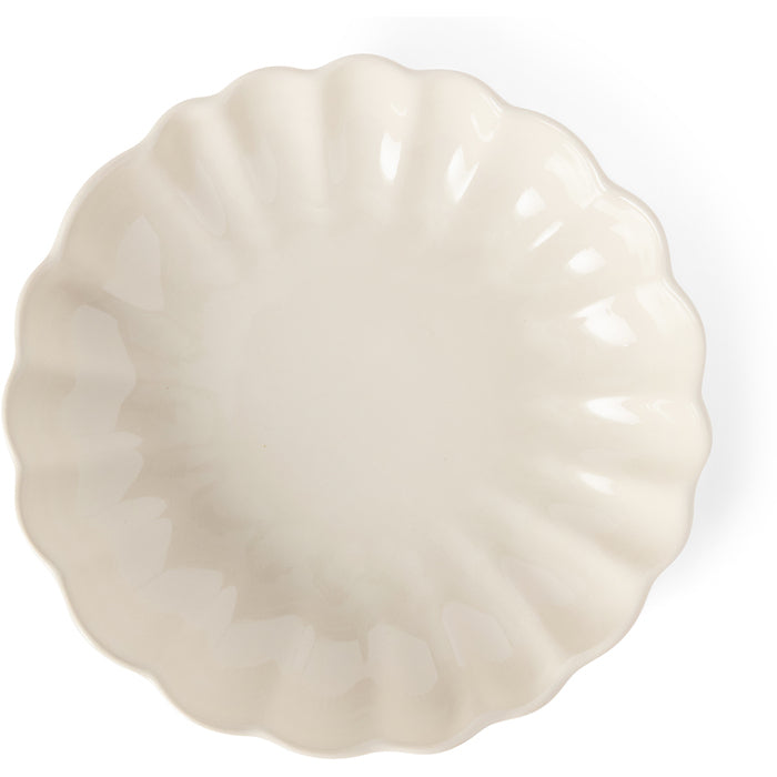 LOTUS PASTATALLERKEN 22,5CM, KREMHVIT