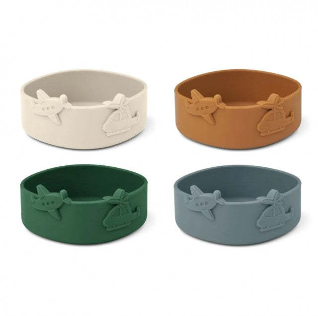 Emily Skåler 4pk, Blue Fog Multi Mix