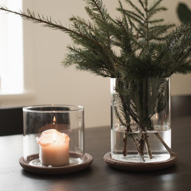 Terra Lyslykt Small, Brown