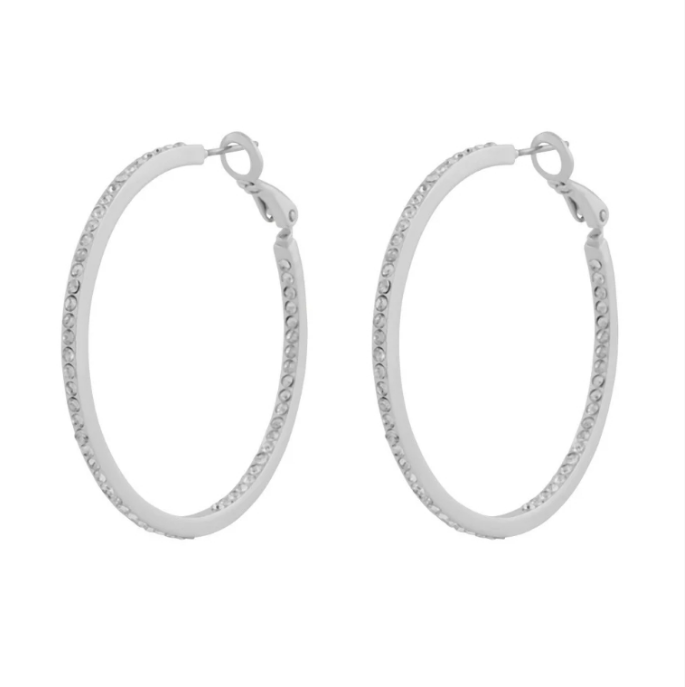 STORY FORSØLVET ØRERINGER MED ZIRKONIA