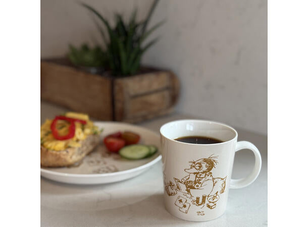 Flåklypa Flåklypa asjett 20cm, Solan spiller poker