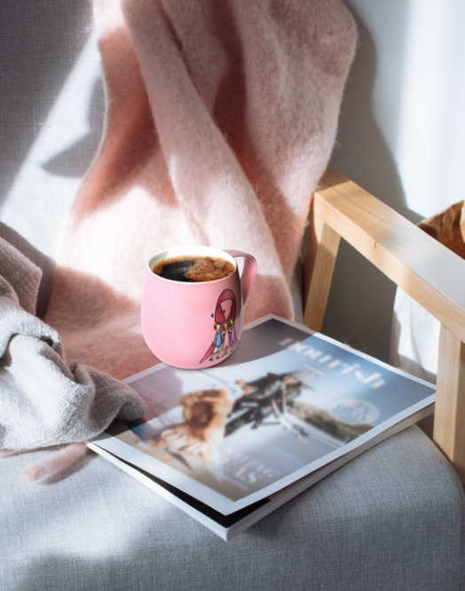 ROSA SLØYFE KRUS, 40CL