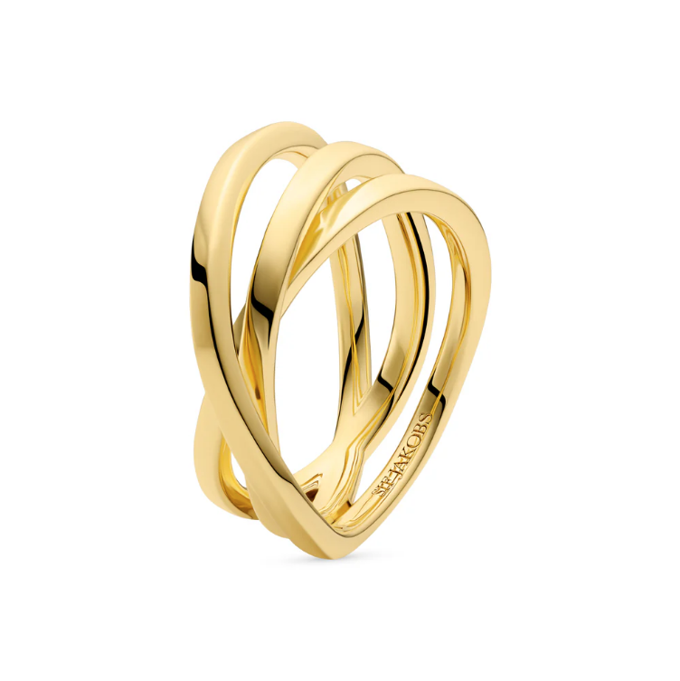Spirale Pianura Ring i 18k gullbelagt sølv