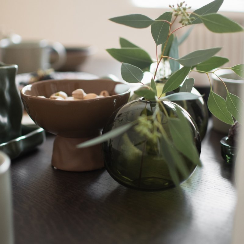 Ball Vase Ø10, Green