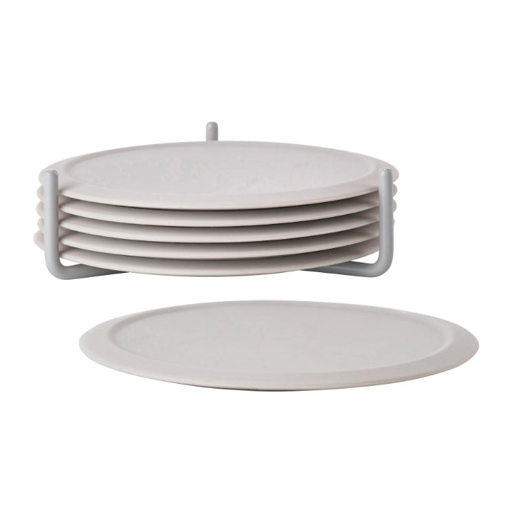 Singles Glassbrikker 6 stk, Warm Grey