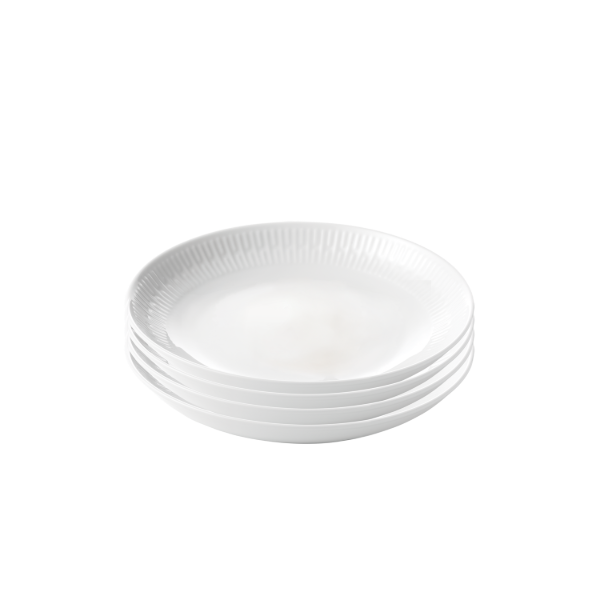 Relief Suppetallerken 22cm, 4 stk