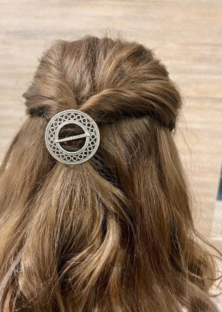 Fjordsylv Hårpynt til bunad, oksidert