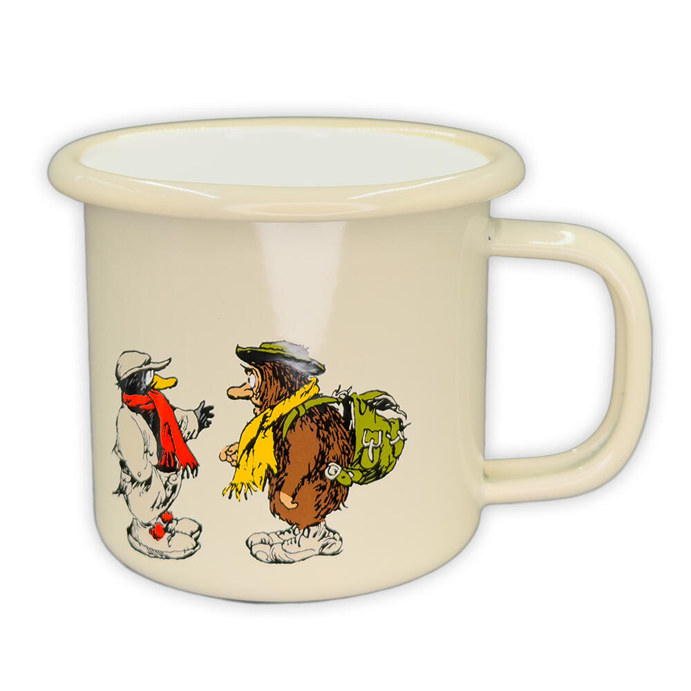 Flåklypa Emaljekopp 2,5dl, Samtalen