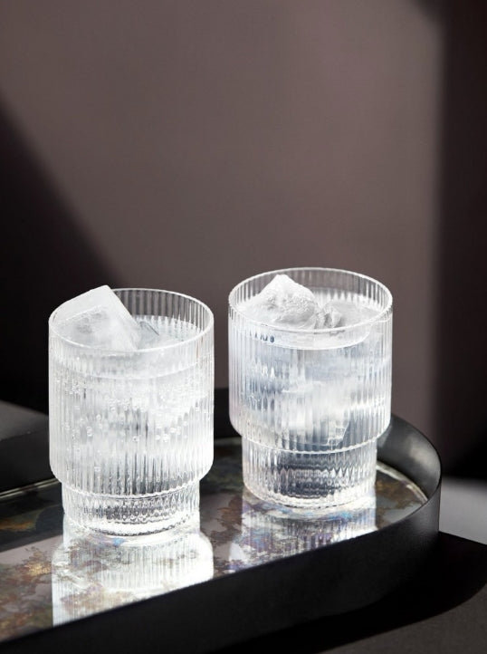 Ripple Glasses 4 stk, Clear