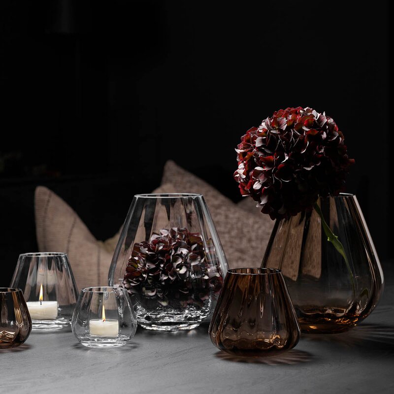 Rocks XO Stormlykt/Vase, Klar