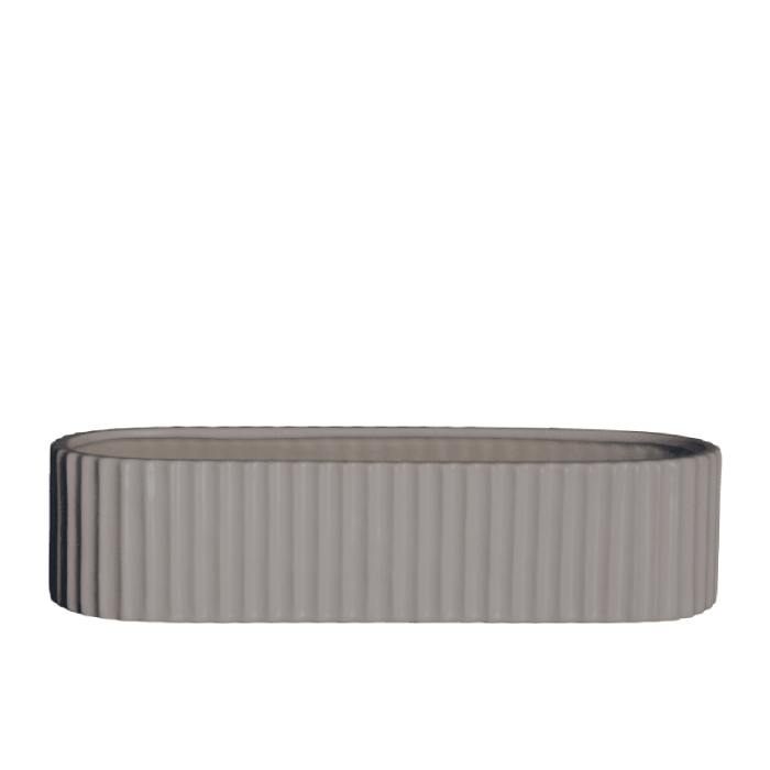 Stripe Candle Holder 30cm, Sandy Mole