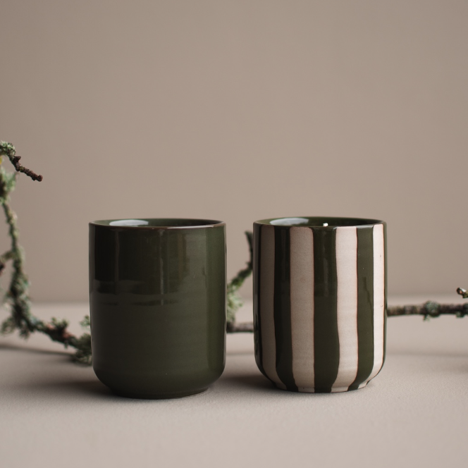 Burn Duftlys, Stripe Green