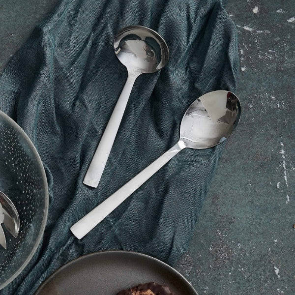 Raw Saus/potetskje 2 deler, Blankt stål