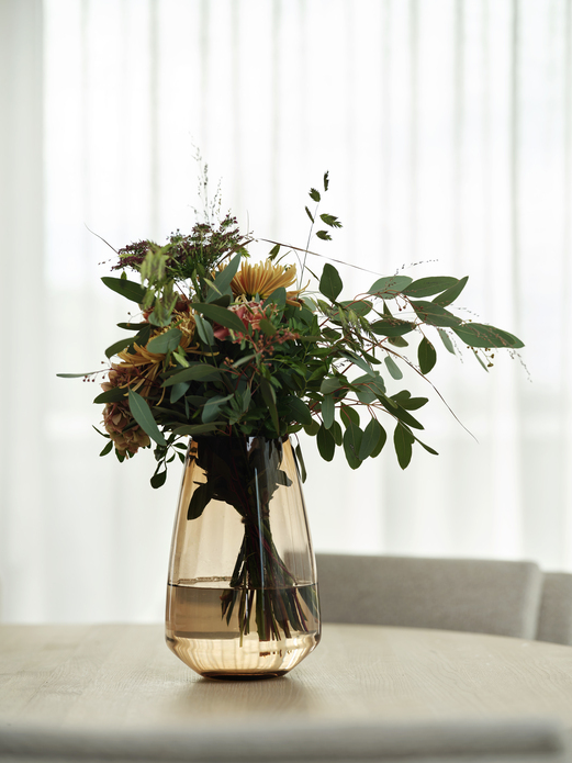 Optique Vase 27 cm, Light Topaz