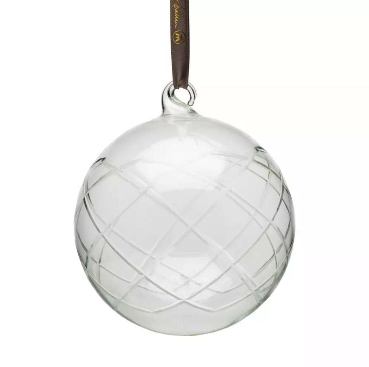 LUX dekorkule 12 cm, Clear