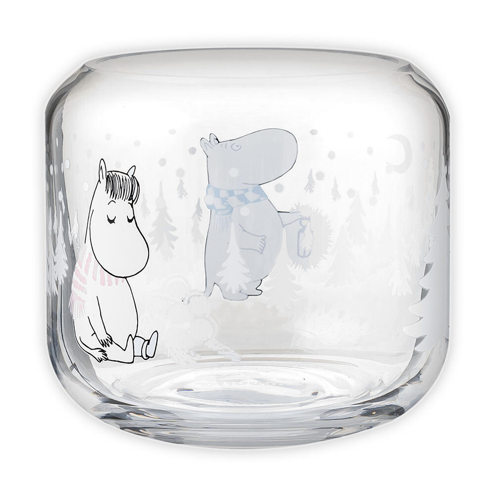 Mummi telysholder 9 cm, Snøfall