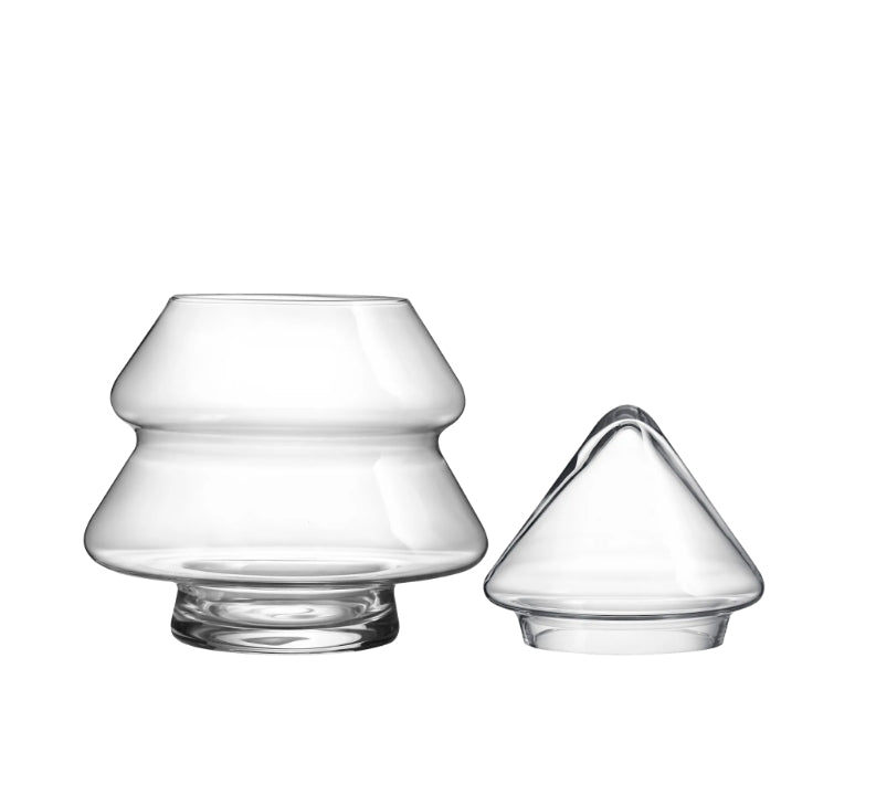 Glasskrukke med lokk, 20 cm