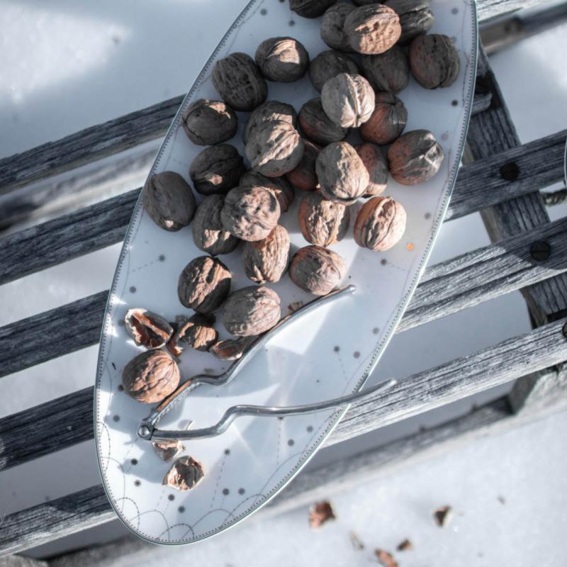 Wik & Walsøe Julemorgen Girlander ovalfat 41x17 cm